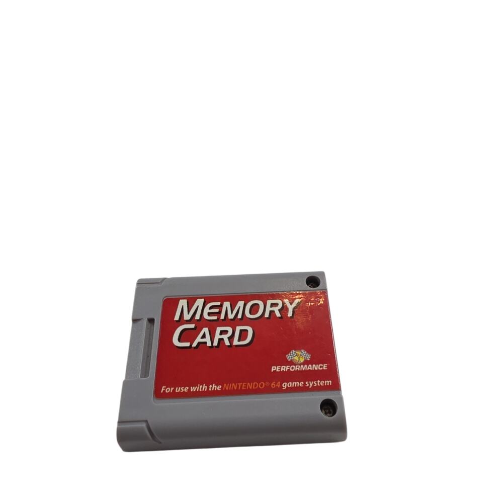 Vintage Performance Memory Card For Nintendo 64 N64 P302 Storage